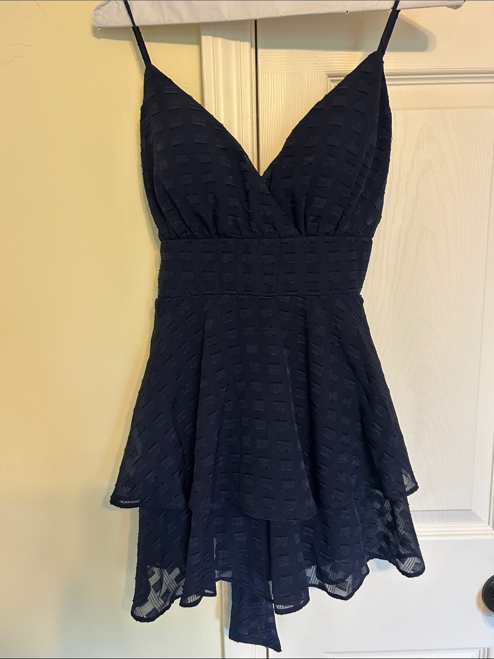Navy romper dress